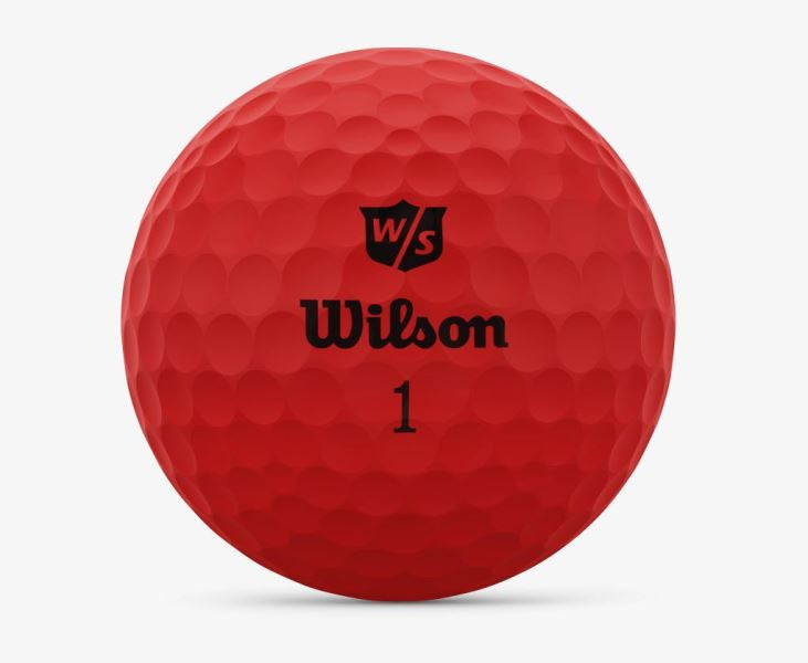 Piłki golfowe WILSON STAFF DUO OPTIX (czerwony mat)