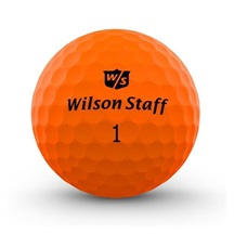 Matowe piłki golfowe WILSON STAFF DUO OPTIX (pomarańczowe, 3 szt.)