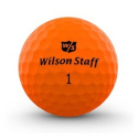 Matowe piłki golfowe WILSON STAFF DUO OPTIX (pomarańczowe)