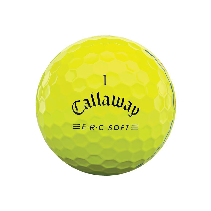 Piłki golfowe CALLAWAY ERC SOFT Triple Track (żółte)