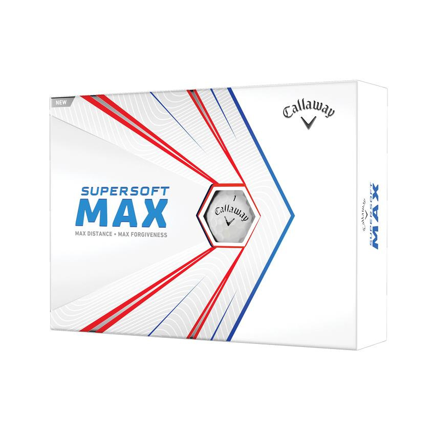 Piłki golfowe CALLAWAY SUPERSOFT MAX (białe, 12 szt.)