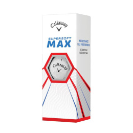 Piłki golfowe CALLAWAY SUPERSOFT MAX (białe, 12 szt.)