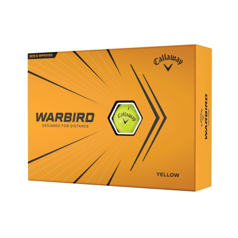 CALLAWAY WARBIRD 2023 golf balls, (yellow, 12 pcs.)