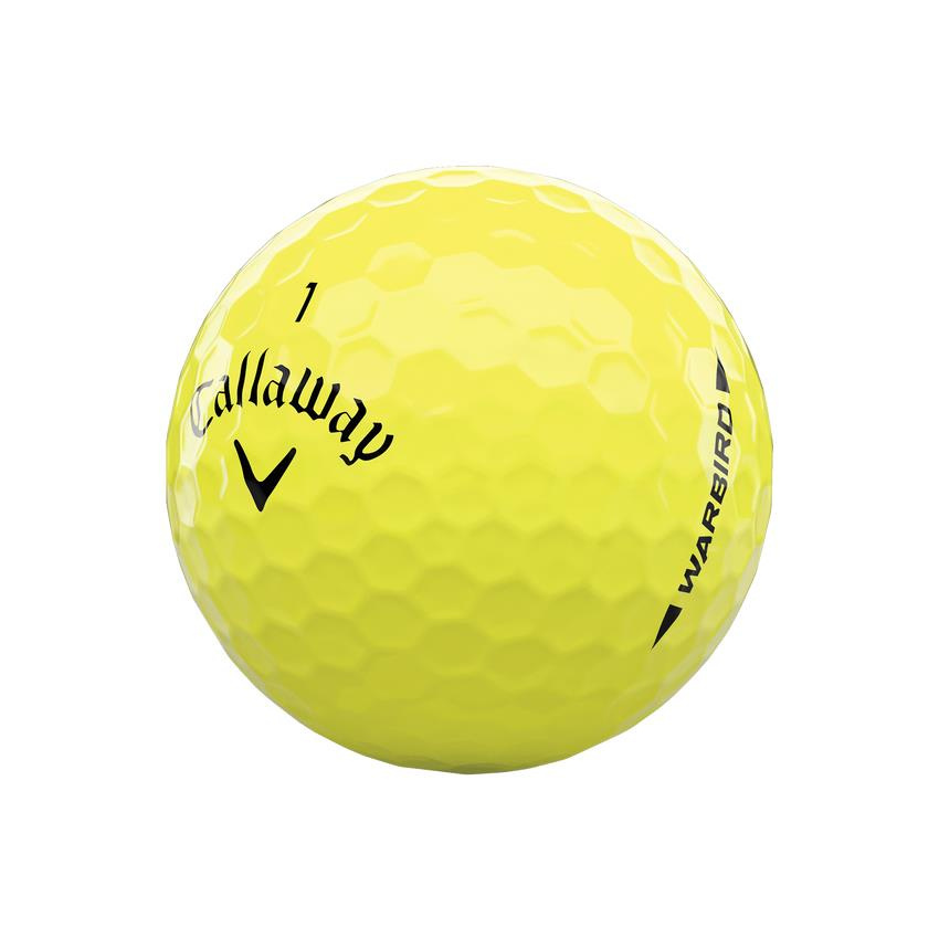 Piłki golfowe CALLAWAY WARBIRD (jaskrawo żółte)
