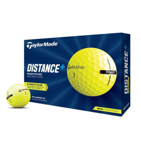Piłki golfowe TAYLOR MADE Distance (żółte, 12 szt.)