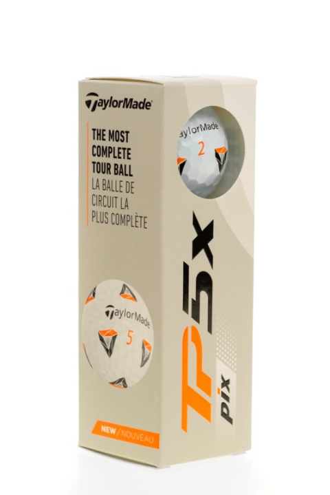 Piłki golfowe TAYLOR MADE TP5x Pix 2.0 (białe, 3 szt.)
