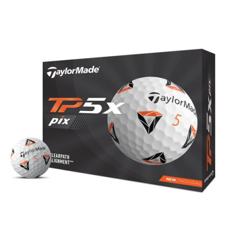 Piłki golfowe TAYLOR MADE TP5x Pix 2.0 (białe, 12 szt.)
