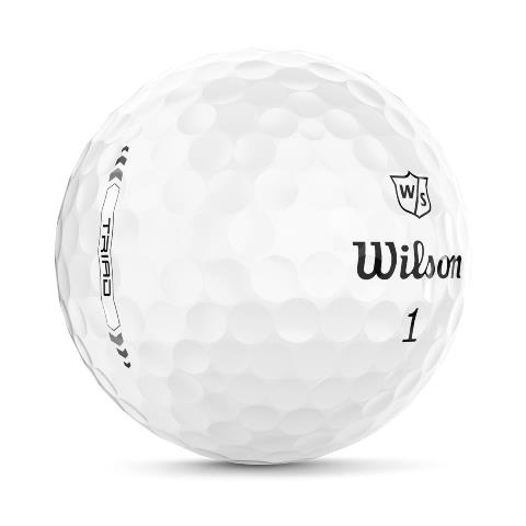 Piłki golfowe Wilson Staff TRIAD (białe, 3 szt)