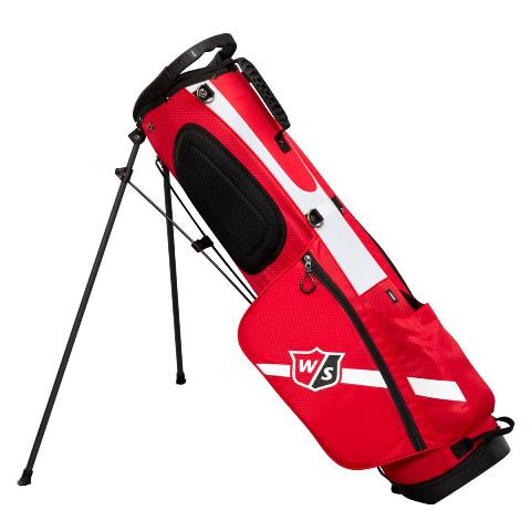 Torba golfowa Wilson QS Quiver RED (super lekka, z nóżkami, stand bag)