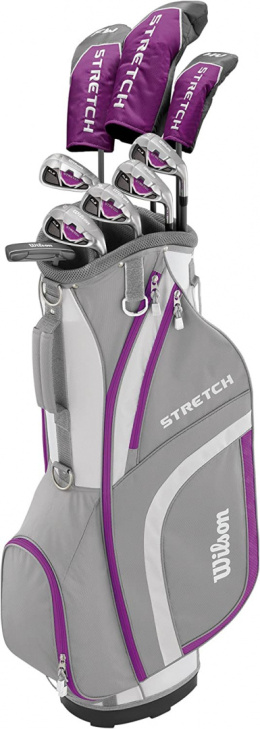 Zestaw kijów golfowych dla dorosłych, Wilson STRETCH XL (9 szt. i torba)