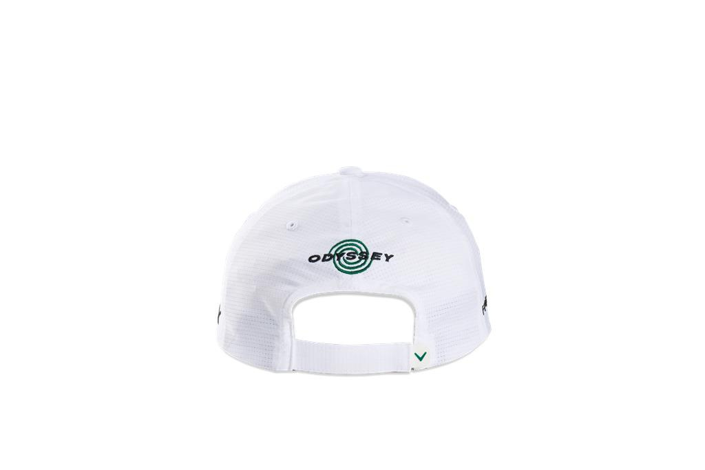 Czapka golfowa Callaway TA Performance Pro, (biało-zielona, logo Apex, Paradym, Odyssey)