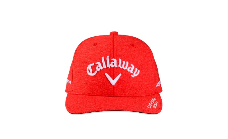 Czapka golfowa Callaway Tour Performance Pro, (czerwona, logo Apex, Rogue)