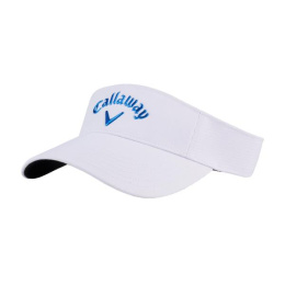 Daszek przeciwsłoneczny Callaway Golf z 3D logo, liquid metal (biało-niebieski)