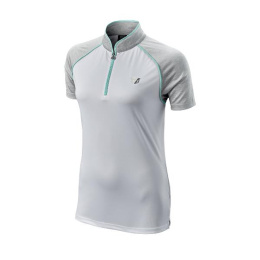 Koszulka golfowa Wilson ZIPPED POLO (damska, biało-zielona, rozm. M)