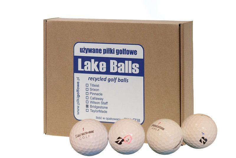 Lakeballs Bridgestone B330 i Bridgestone Tour B, używane piłki do golfa (24 szt) kat. B