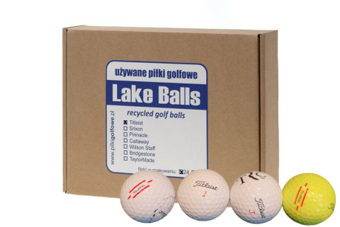 Lakeballs Titleist Trufeel, used golf balls, (24 pcs) category A