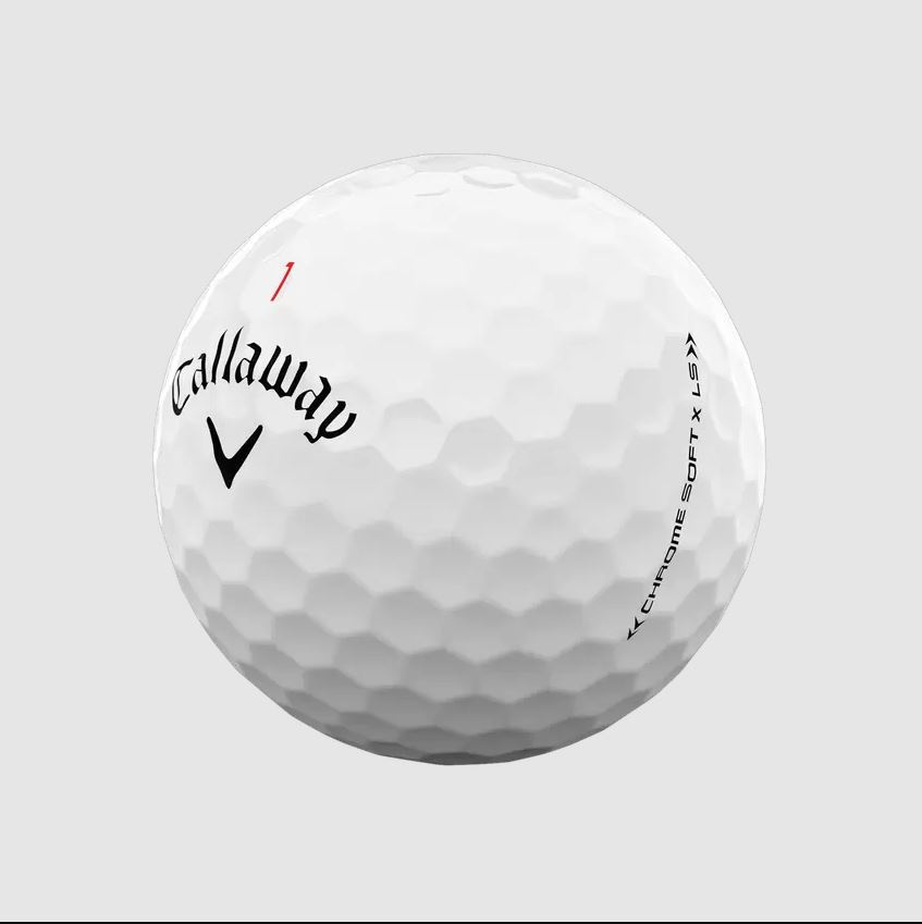 Piłki golfowe CALLAWAY CHROME SOFT X LS (białe, 3 szt)