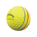 Piłki golfowe CALLAWAY CHROME SOFT X - Triple Track (jaskrawo żółte, 3 szt)