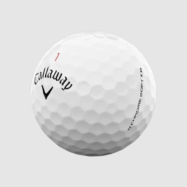 Piłki golfowe CALLAWAY CHROME SOFT X (białe, 12 szt)