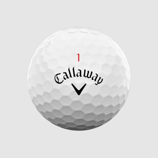 Piłki golfowe CALLAWAY CHROME SOFT X (białe, 3 szt)