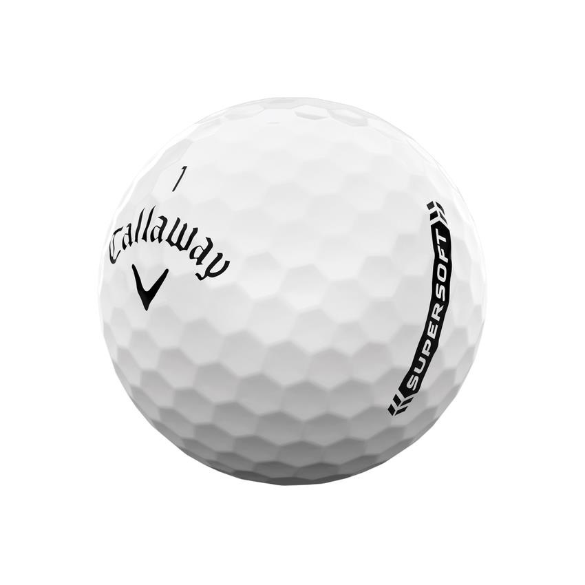 Piłki golfowe CALLAWAY SUPERSOFT 2023 (białe, 3 szt)