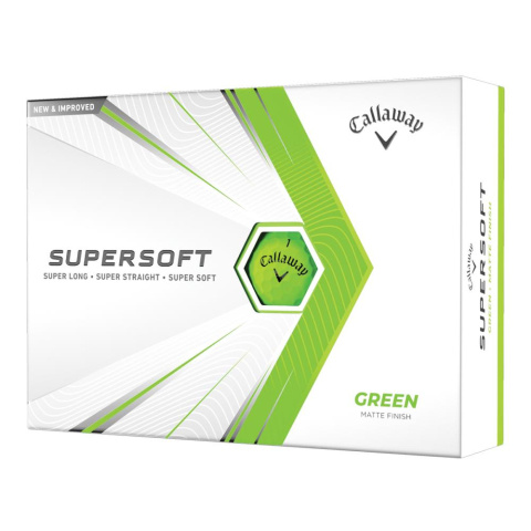 CALLAWAY SUPERSOFT 2023 golf balls (light green matte, 12 pcs.)