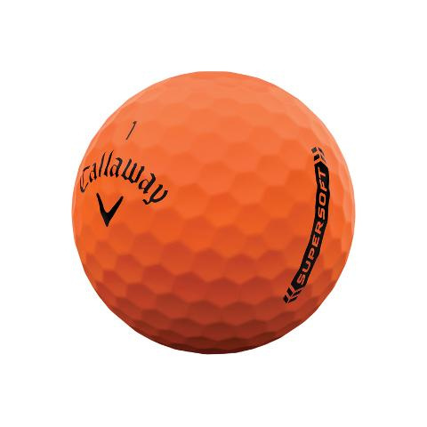 Piłki golfowe CALLAWAY SUPERSOFT 2023 (pomarańczowy mat, 3 szt.)