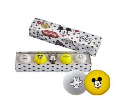 Piłki golfowe VOLVIK DISNEY MICKEY PACK (zestaw 4 piłek z markerem)