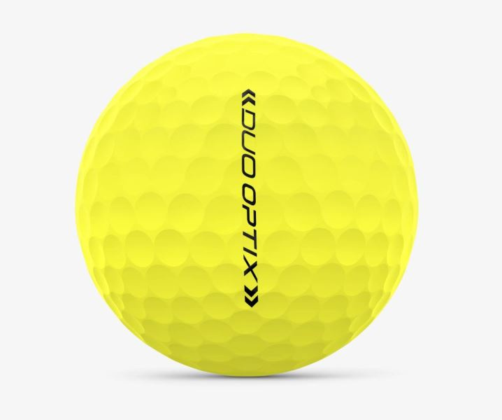 Piłki golfowe WILSON STAFF DUO OPTIX (żółty mat, 3 szt.)