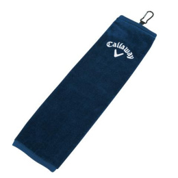 Ręcznik do kijów golfowych Callaway Cotton Tri Fold (granatowy, 40,5 x 33 cm)