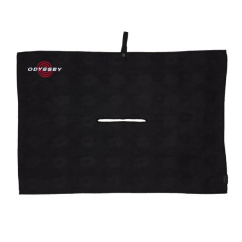 Ręcznik do kijów golfowych Callaway Odyssey Microfibra (czarny, 76 x 50 cm)
