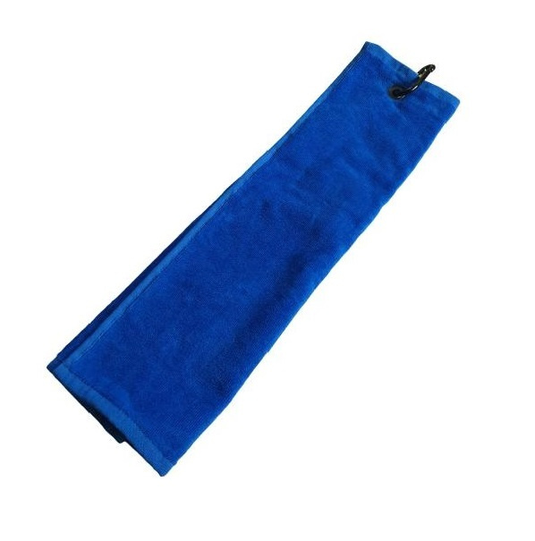 Ręcznik do kijów golfowych TOMA GOLF Event Tri Fold, niebieski, wymiary 50x38 cm