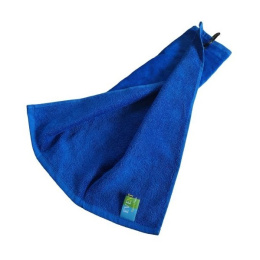 Ręcznik do kijów golfowych TOMA GOLF Event Tri Fold, niebieski, wymiary 50x38 cm