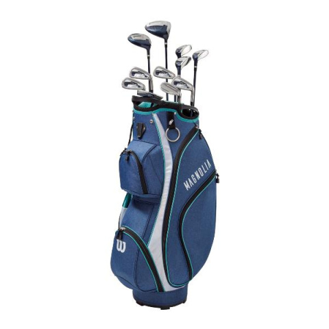 Wilson MAGNOLIA golf club set for women, 11 clubs with bag, graphite set
