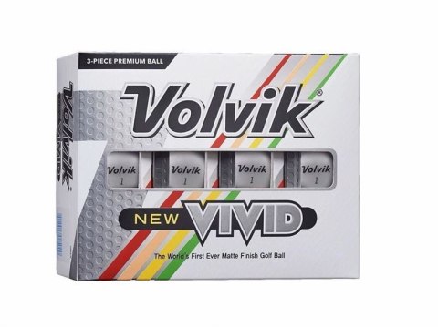 Piłki golfowe VOLVIK VIVID XT (żółty mat)