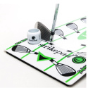 Golf training, Birdie Ball Strike Pad golf club practice and setting pad