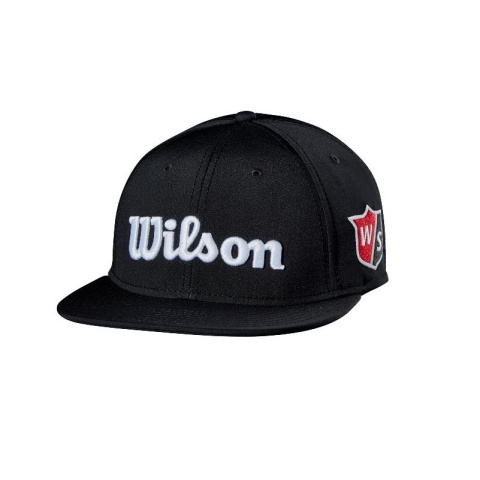 Wilson Tour Flat Brim Golf Cap (Black)