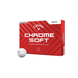 Piłki golfowe CALLAWAY CHROME SOFT 2024 (białe, 12 szt.)