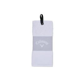 Ręcznik do kijów golfowych Callaway Cotton Tri Fold (szary, 40,5 x 33 cm)