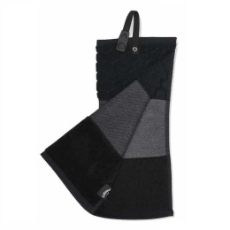 Ręcznik do kijów golfowych Callaway Tri-Fold (czarny, 40x53 cm)