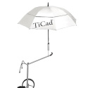 Uchwyt na parasol TiCad do montażu na wózku golfowym fi36/39 cm