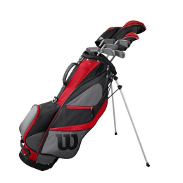 Set of Wilson Prostaff SGI golf clubs, steel shafts, set for left-handed golfers