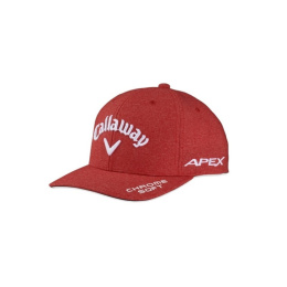 Callaway Tour Performance Pro Golf Cap, (Red and White, Apex Logo, Rogue)
