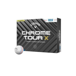Piłki golfowe Callaway Chrome Tour X Triple Track (białe, 12 szt.)