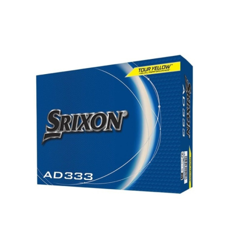 SRIXON AD333 golf balls (mod. 11, yellow, 12 pcs).