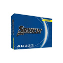 SRIXON AD333 golf balls (mod. 11, yellow, 12 pcs).