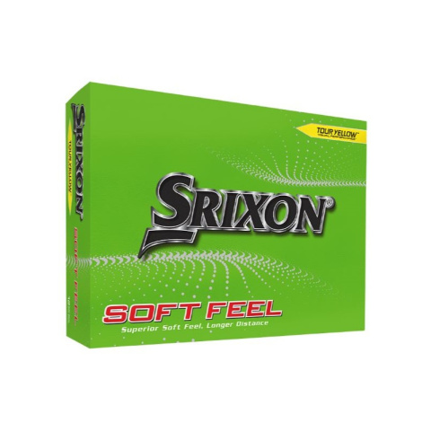 SRIXON Soft Feel golf balls, (yellow, 12 pcs)