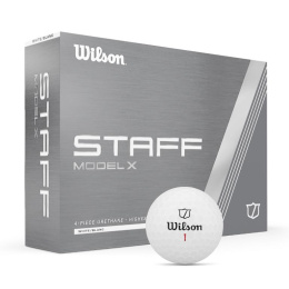 Wilson Staff Model X Golf Balls (White, 12 pcs)