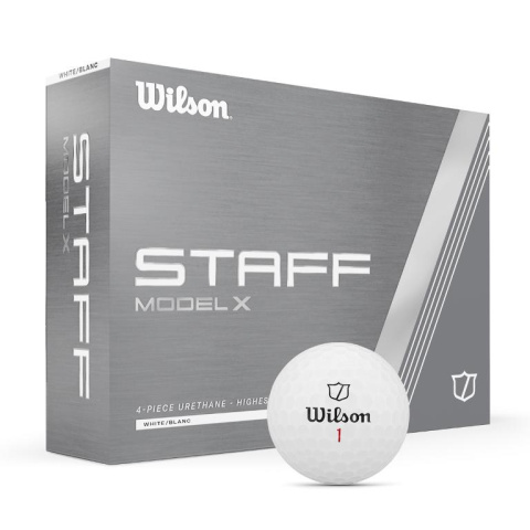Piłki golfowe Wilson Staff Model X 2024 (białe, 12 szt.)