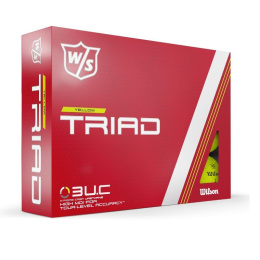 Wilson Staff TRIAD golf balls (yellow, 12 pcs.)